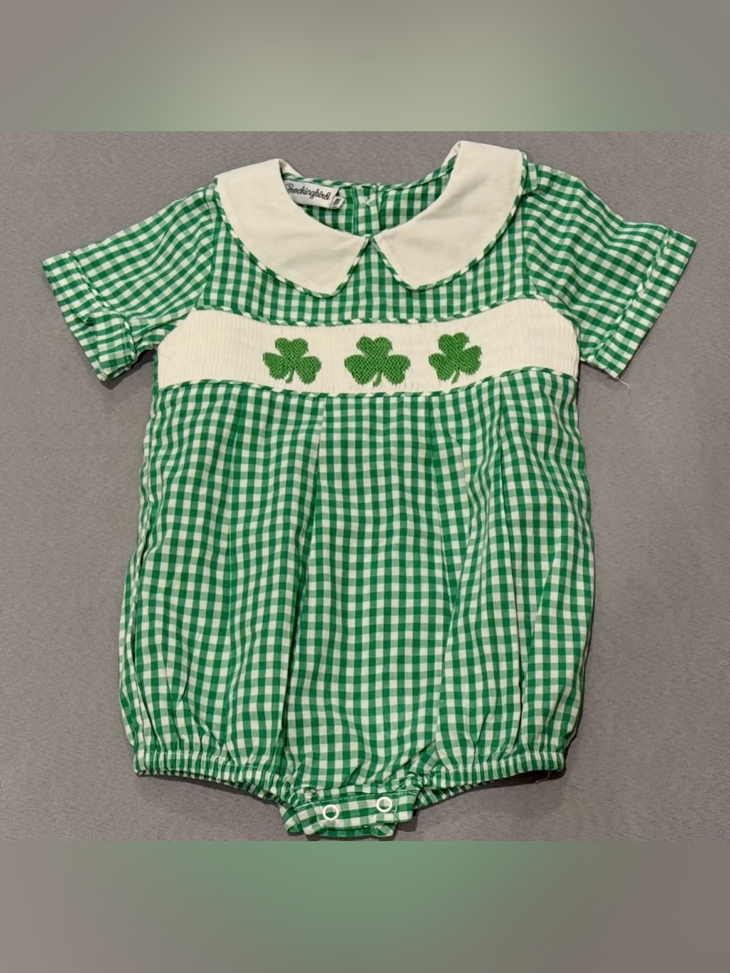 Smockingbird Shamrock Bubble